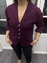 A02159 bordo fitilli triko hırka