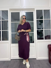 A02632 bordo yanı bağlamalı modal kumaş likralı elbise