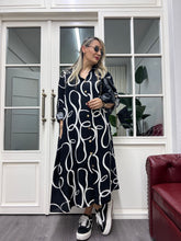 A01776 standart beden owersize elbise