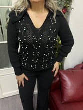 A02221 inci detaylı triko