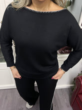 A02225 kayık yaka bluz