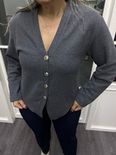 A02160 gri triko hırka