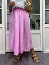 A02038 beli lastikli pembe crep etek