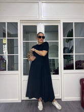 A02595 modal kumaş owersize bol maxi elbise