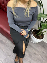 A01770 madonna yaka gri madonna bluz