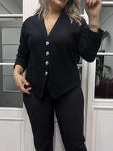 A02162 triko düğmeli triko hırka