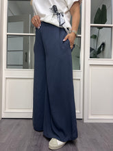 A02611 gri beli lastikli bol kesim pantolon