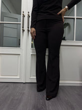 A02145 ispanyol paça likralı pantolon