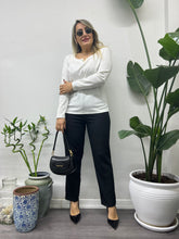 A01686 yüksek bel havuç pantolon