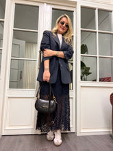 A01765 dantelli siyah beli lastikli