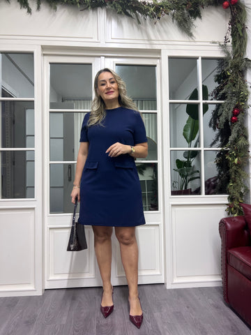 A02267 lacivert süs cep