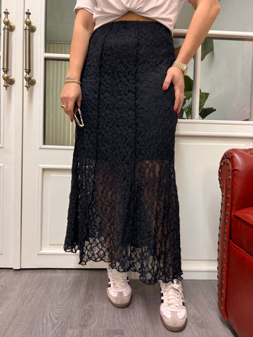 A01765 dantelli siyah beli lastikli