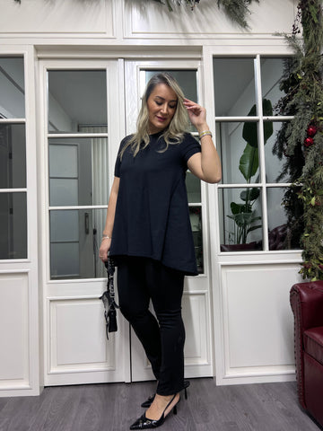 A02286 asimetrik tişört