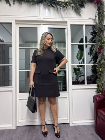 A02266 kahve likralı süs cep