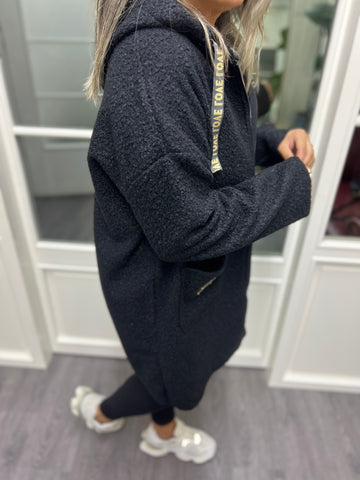 A02080 buklet kumaş mont