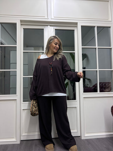 A02164 standart beden triko set