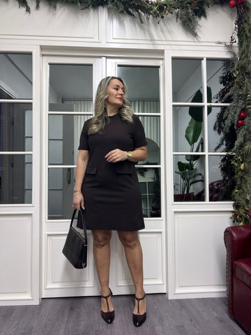 A02266 kahve likralı süs cep