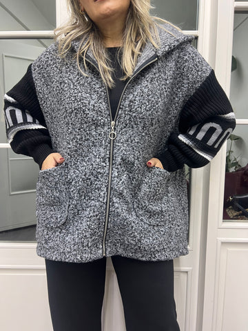 A02150 gri buklet mont