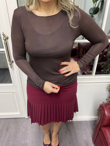 A02297 ince pamuklu bluz