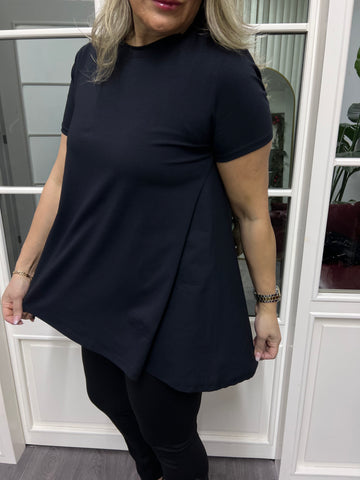 A02286 asimetrik tişört