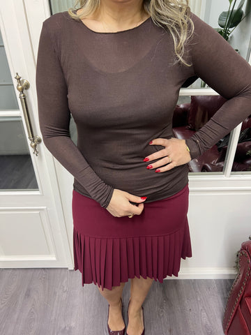 A02297 ince pamuklu bluz