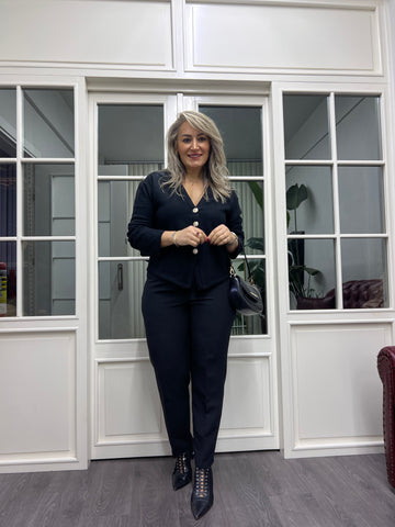 A02163 pensli havuç pantolon