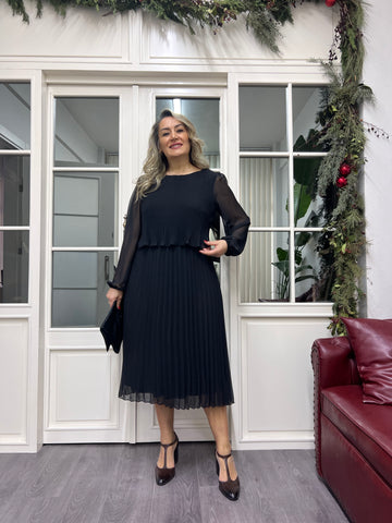 A02300 piliseli elbise