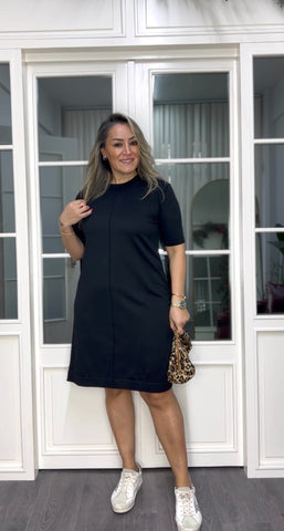 A02293 merserize standart beden elbise