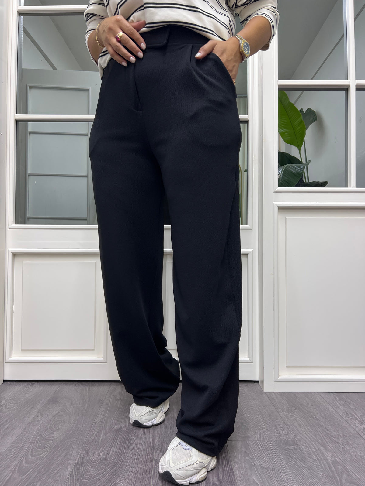 A02073 çırtlı likralı pantolon