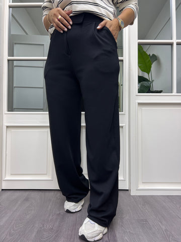 A02073 çırtlı likralı pantolon