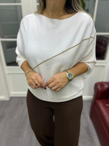 A02112 yarasa kol triko bluz