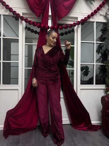 A02199 kadife likralı takım