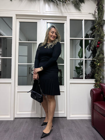 A02302 siyah pamuklu bluz