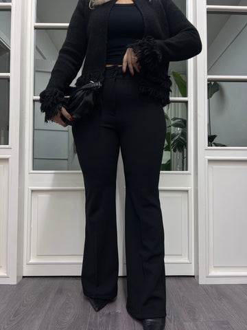 A02130 ispanyol likralı pantolon