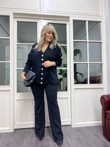 A02130 ispanyol likralı pantolon