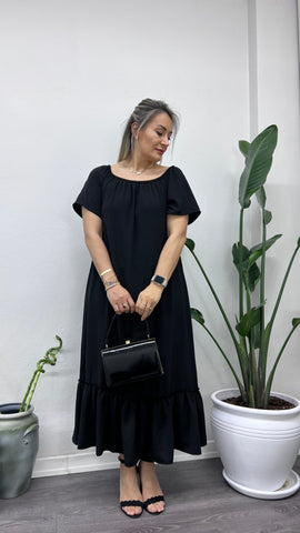 A0123 model madonna yaka siyah Ayrobin