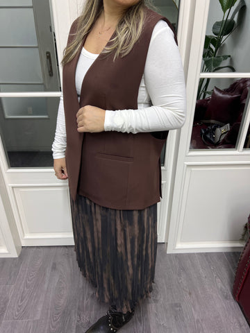 A02229  tek düğme yelek