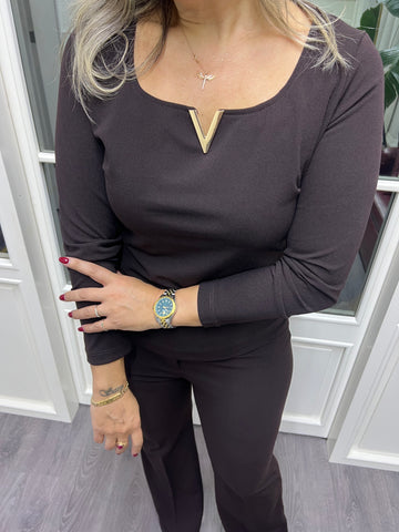 A02144 v tokalı likralı bluz