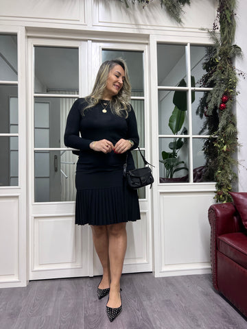 A02302 siyah pamuklu bluz