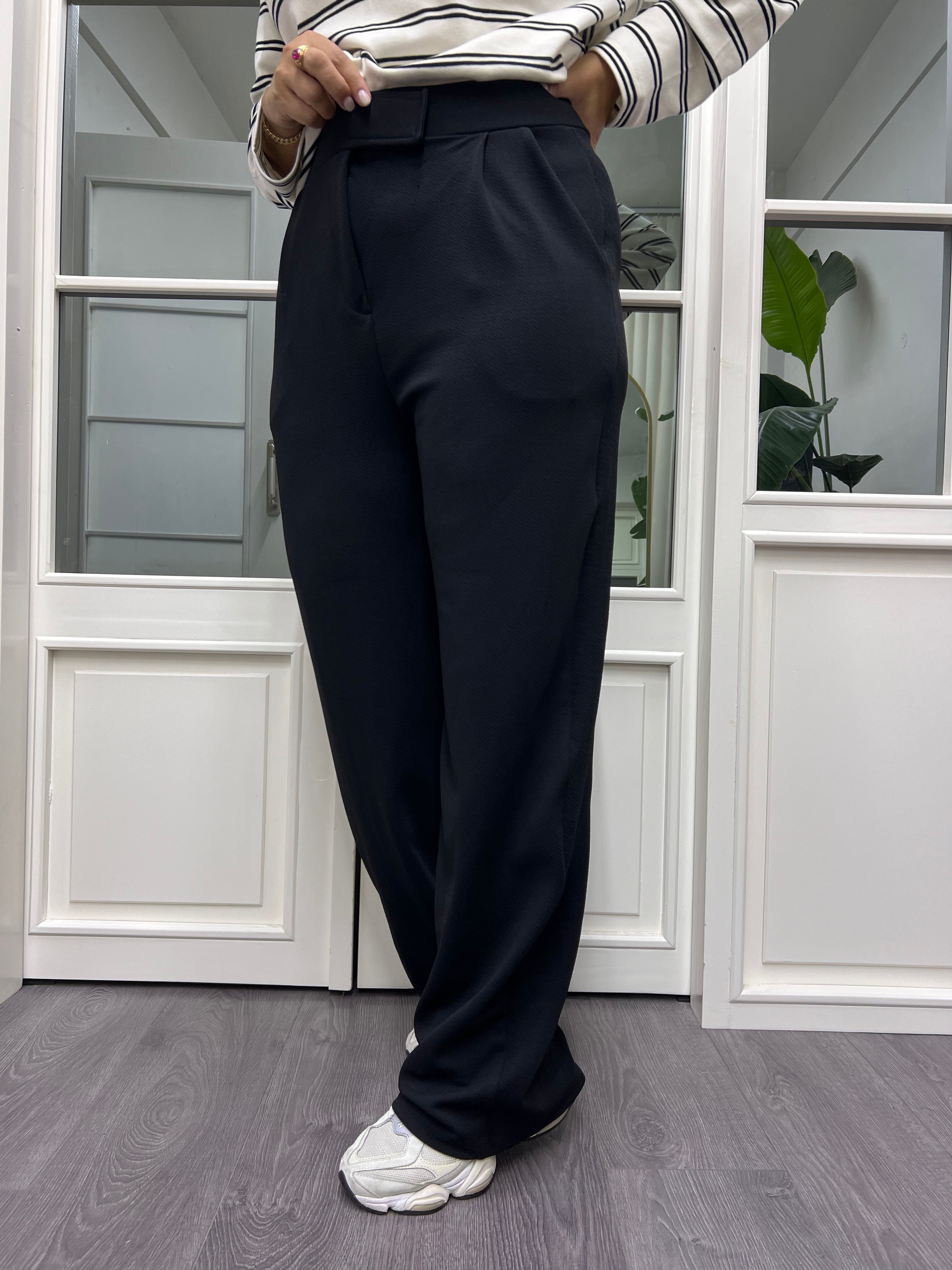 A02073 çırtlı likralı pantolon