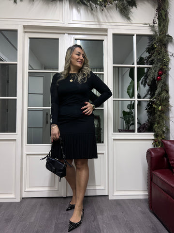 A02302 siyah pamuklu bluz