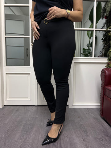 A02285 kemerli likralı pantolon