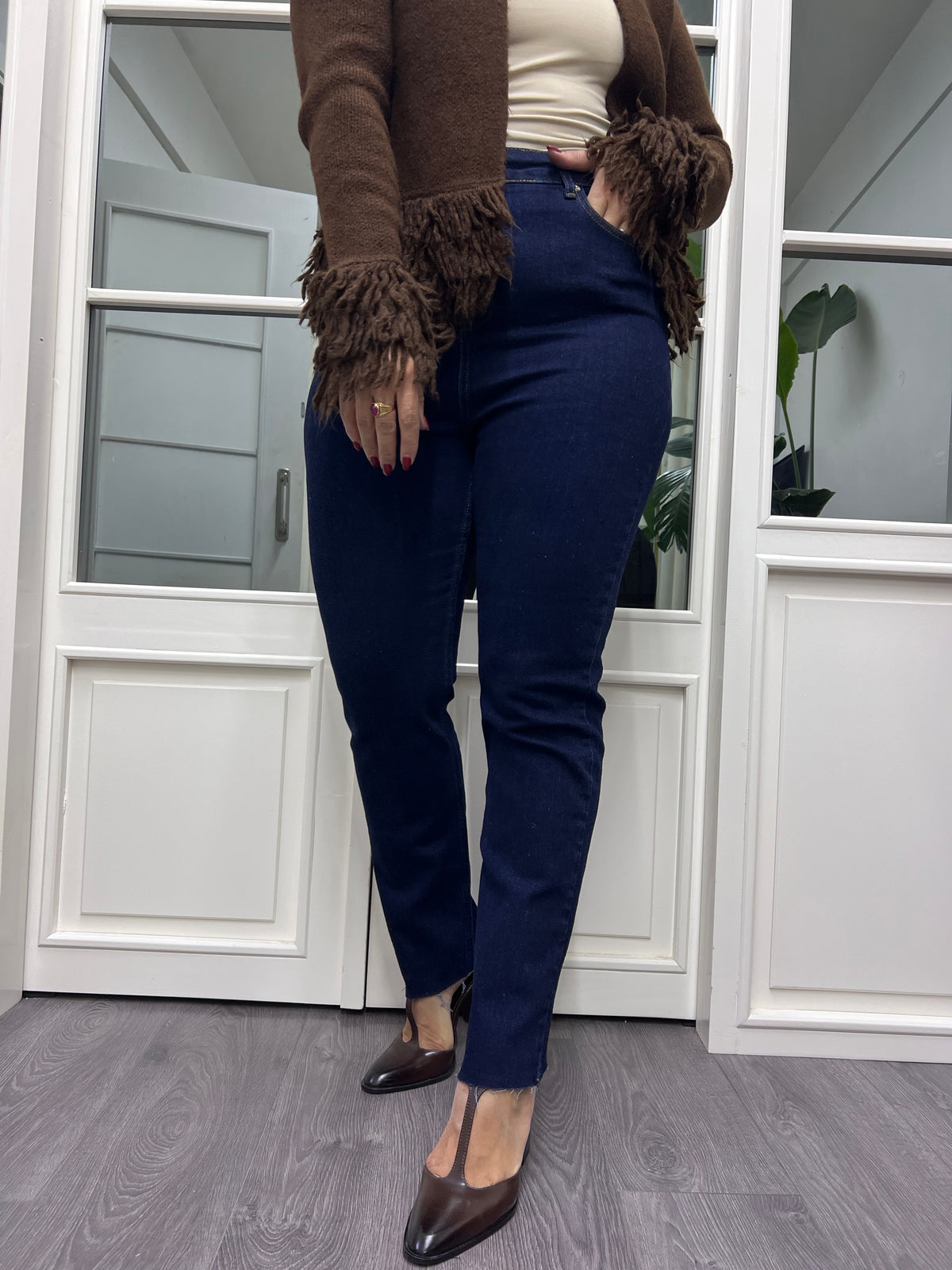 A02139 lacivert kot pantolon