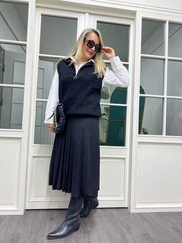 A01656 likra plise elbise