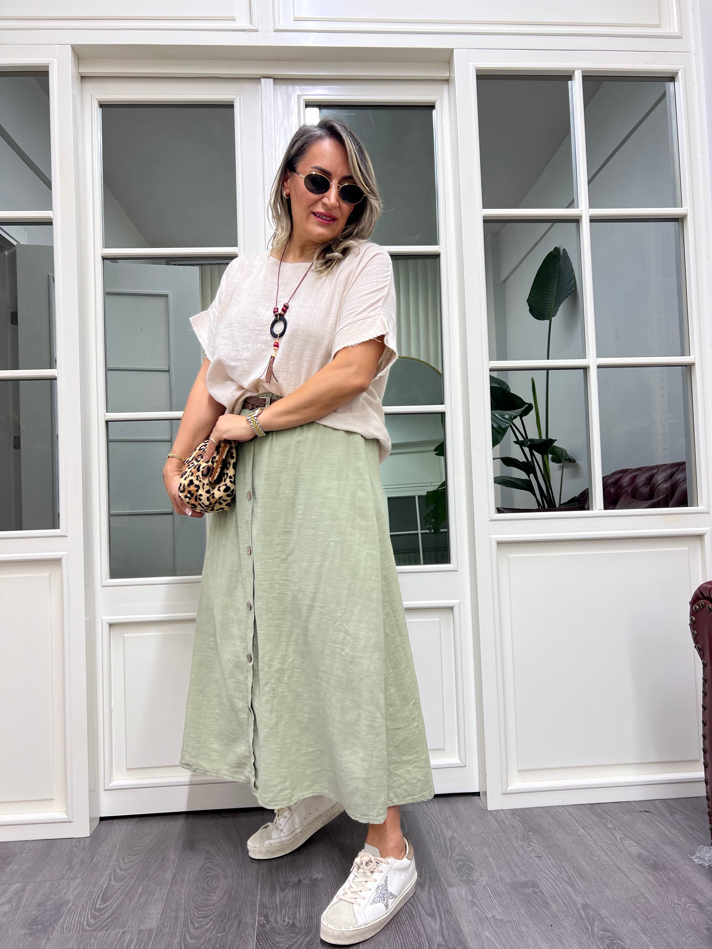 A01988 standart beden keten bluz