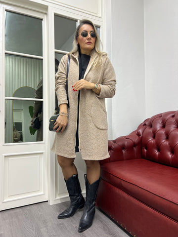 A01725 uzun buklet mont