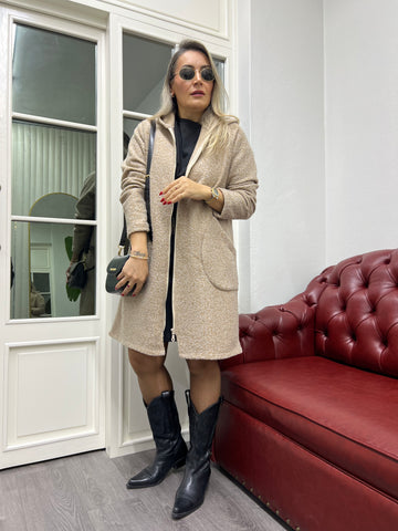 A01725 uzun buklet mont