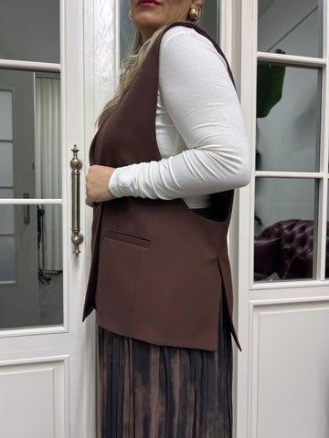 A02229  tek düğme yelek