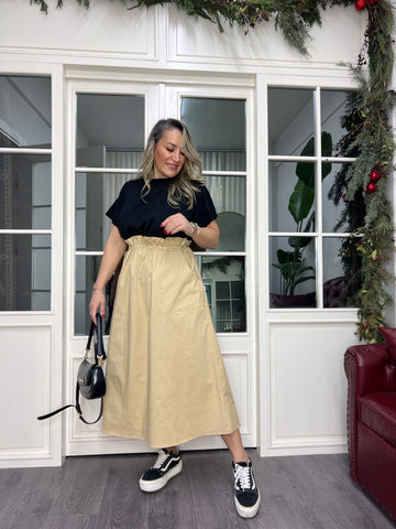 A02346 balon üstü likralı elbise