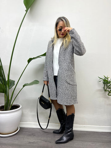 A01714 buklet kumaş gri mont